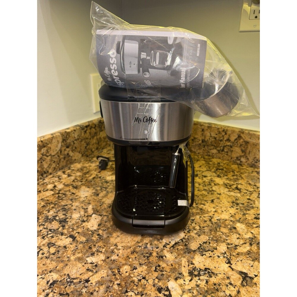 Mr. Coffee 4-Shot Steam Espresso Cappuccino and Latte Maker